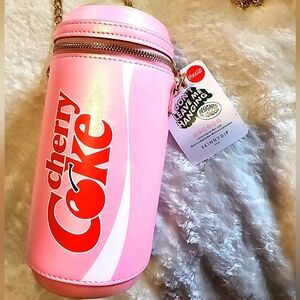 Cherry Coke purse crossbody bag Skinny Dip Pink